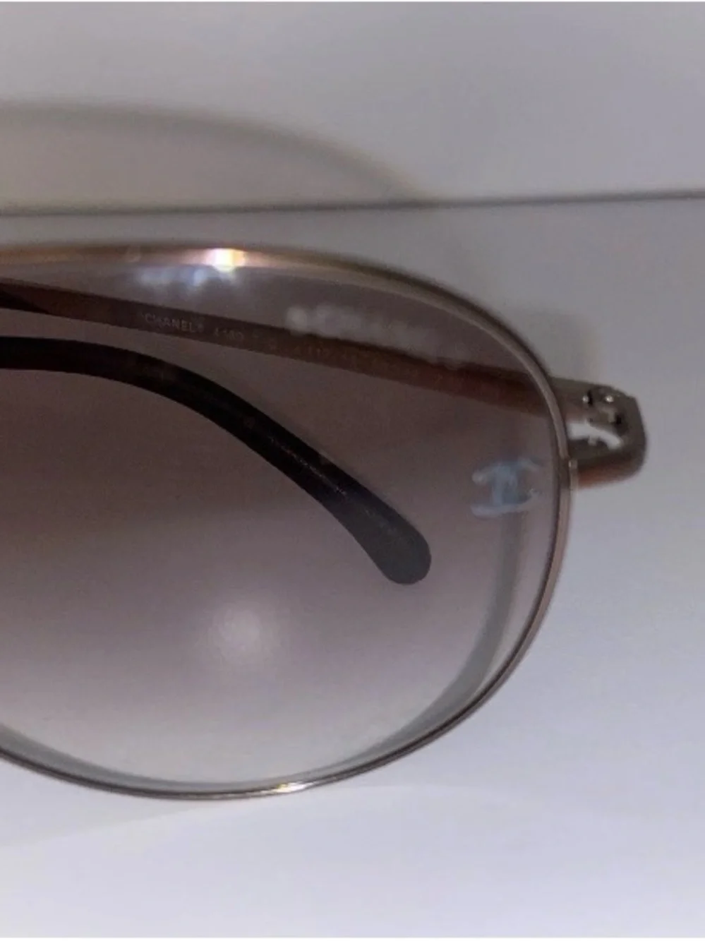 CHANEL Pink Gradient Aviator Sunglasses 4189-T-Q Teardrop